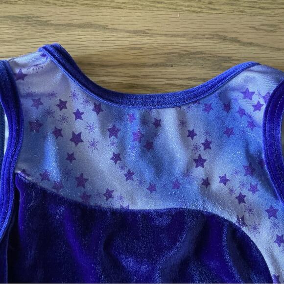 GK Purple Size Child Large Gymnastics Leotard - Picture 6 of 9